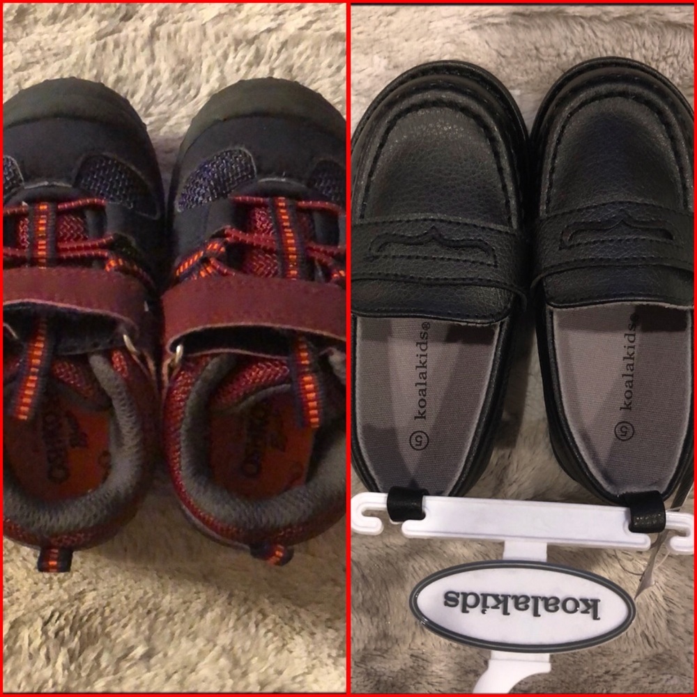 Oshkosh Sneakers & Koala Kids Dress Shoes (5T)